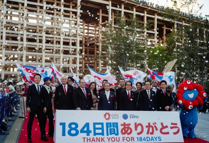 Türkmen wekiliýeti Osakada “EKSPO-2025” Bütindünýä sergisiniň ýapylyş dabarasyna gatnaşdy