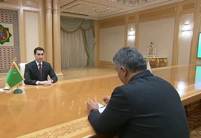 Türkmenistan Devlet Başkanı, TÜRKSOY Genel Sekreteri ile görüştü
