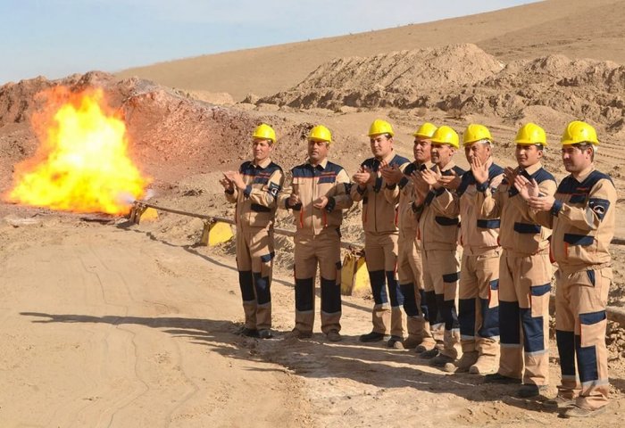 Türkmenistan’ın Tagtabazar ve Galkınış sahalarında yeni endüstriyel doğalgaz akışı sağlandı