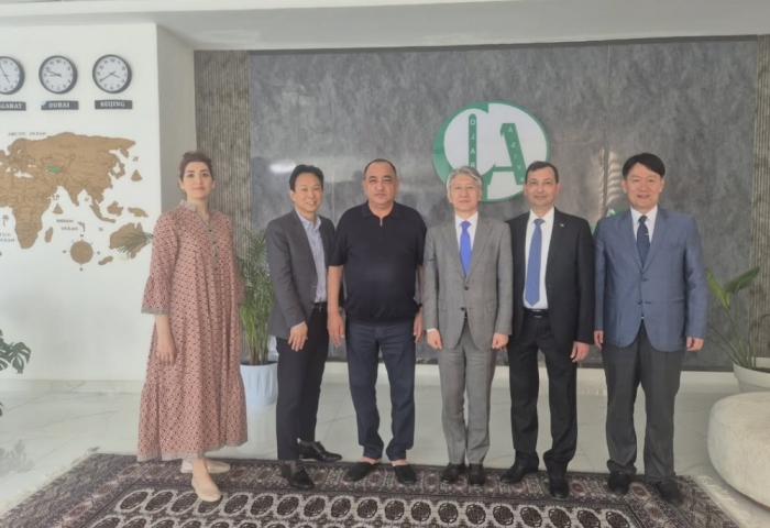 South Korean Ambassador Discussed Projects in Turkmenistan With Ojar Aziya