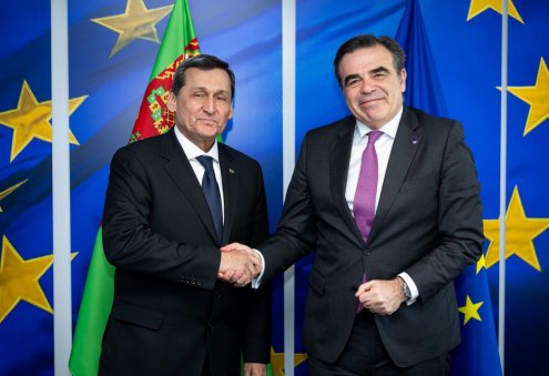 Главный дипломат Туркменистана обсудил развитие сотрудничества с ведущими представителями ЕС