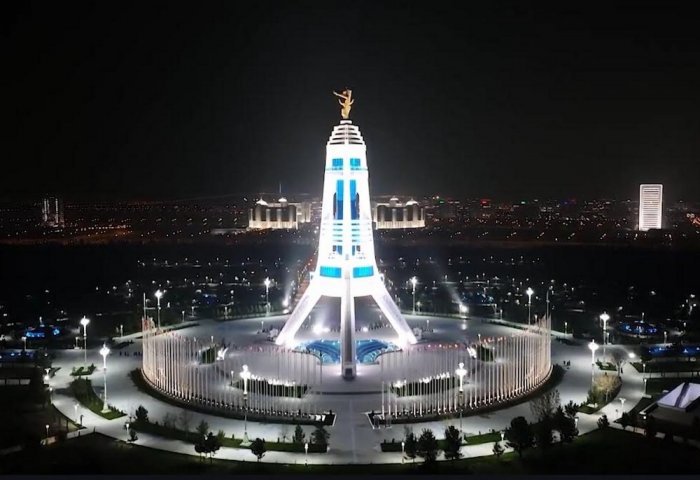 Renovated Neutrality Monument Unveiled in Ashgabat Renovated Neutrality Monument Unveiled in Ashgabat