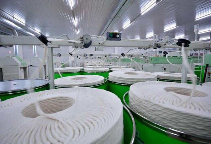 Lebap’ta bulunan pamuk iplik fabrikası ürünlerinin yüzde 60’ını ihraç etti