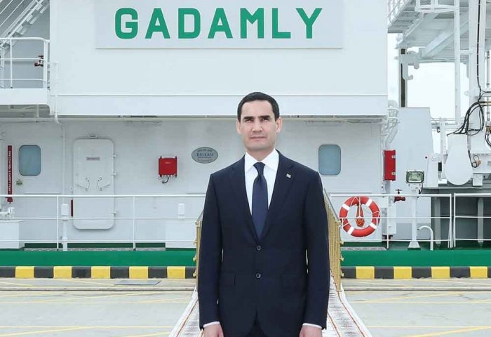 Türkmenistanda 2026-njy ýylda “Menzil” ýük gämisi ulanmaga berler