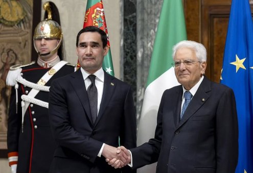Serdar Berdimuhamedow Italiýanyň Prezidentini 85 ýaş toýy bilen gutlady