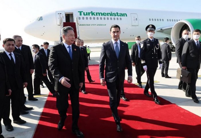 President of Turkmenistan Arrives in China on Working Visit