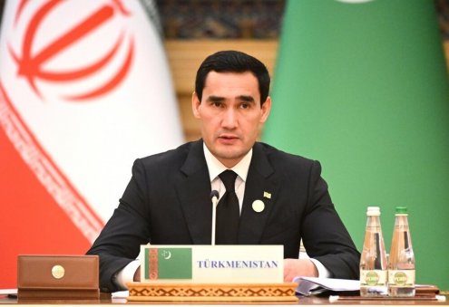 Türkmenistan Devlet Başkanı, Hazar Denizi’ni lojistik merkeze dönüştürmeye davet etti