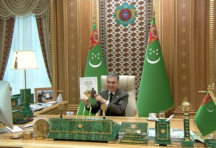 Gurbanguly Berdimuhamedov Presented New Book on National History of Turkmenistan