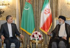 Gurbanguly Berdimuhamedov Meets With Iranian President in Tehran