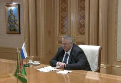 Serdar Berdimuhamedov Meets Russian Deputy Prime Minister