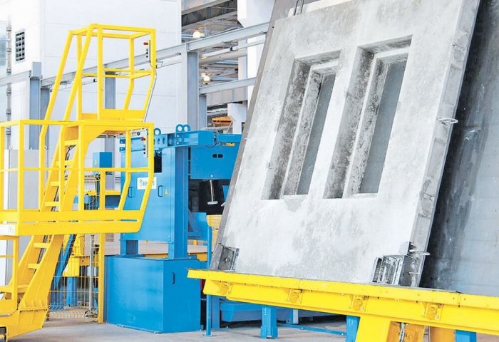 Daşoguz betonarme fabrikasında üretilen ürünlerin değeri 17 milyon manatı aştı