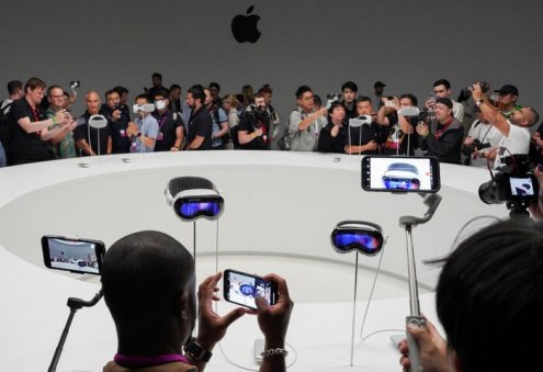 Apple представил революционную гарнитуру Vision Pro на Всемирной конференции разработчиков