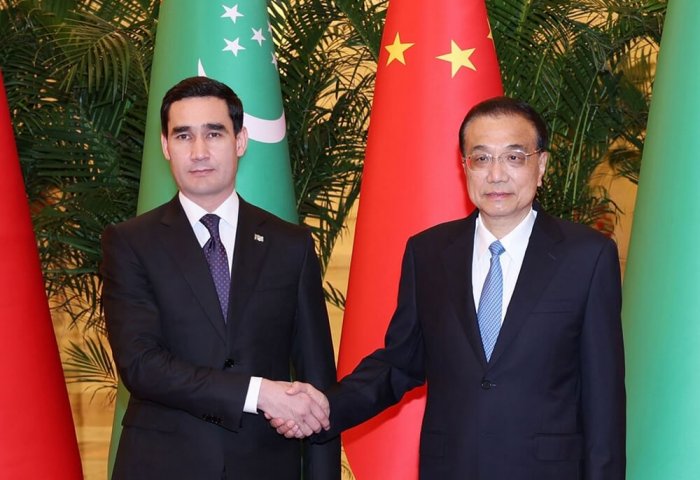 Turkmen President Meets Chinese Premier Li Keqiang