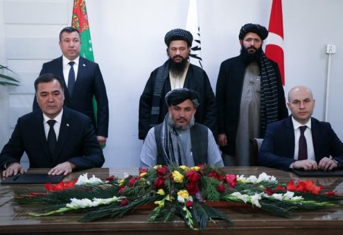 Owganystan bilen Türkmenistan elektrik üpjünçiligi taslamasy boýunça şertnama gol çekdi