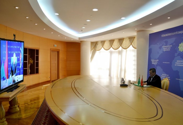 Türkmenistan ve Beyaz Rusya Dışisleri Bakanları ticari-ekonomik işbirliğini görüştüler