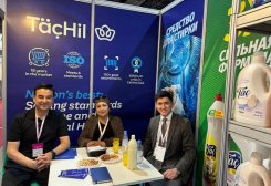 Täç hil Showcases Products at Central Asia Beauty Expo