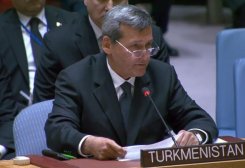 Raşid Meredow BMG-niň Howpsuzlyk Geňeşiniň açyk pikir alyşmalaryna gatnaşdy