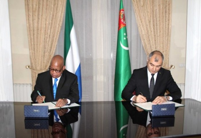 Türkmenistan bilen Sierra-Leone diplomatik gatnaşyklaryny ýola goýýar