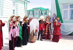 Initial Stage of Cottage Complex Along Mary-Ashgabat Highway Unveiled
