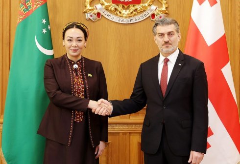 Speaker of Turkmenistan’s Mejlis Meets With Georgian President