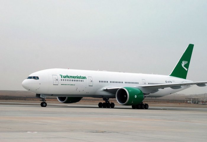 Türkmenistan havayolu şirketi Boeing 777-200 LR uçağıyla taşımacılık hizmetini başlattı