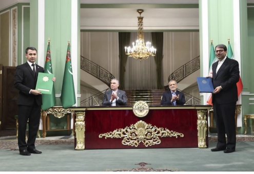 Turkmenistan and Iran Sign Bilateral Agreements