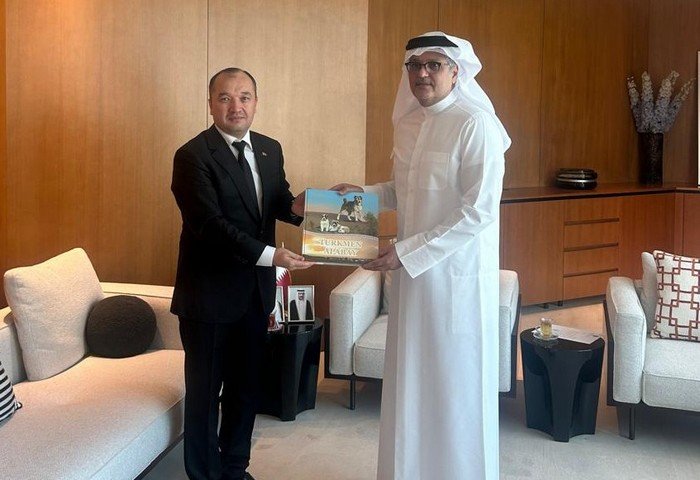Turkmen Ambassador Invites Qatari Minister of Communications to Attend Turkmentel-2025