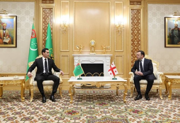 Turkmen President, Georgian Prime Minister Hold Talks in Ashgabat