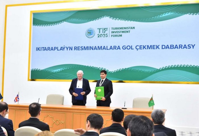 Türkmenistan TIF-2025-de halkara guramalar bilen birnäçe ylalaşyk baglaşdy Türkmenistan TIF-2025-de halkara guramalar bilen birnäçe ylalaşyk baglaşdy