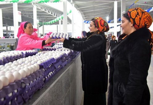 Lebap welaýatynyň Farap etrabynda täze, döwrebap söwda bazary gurlar