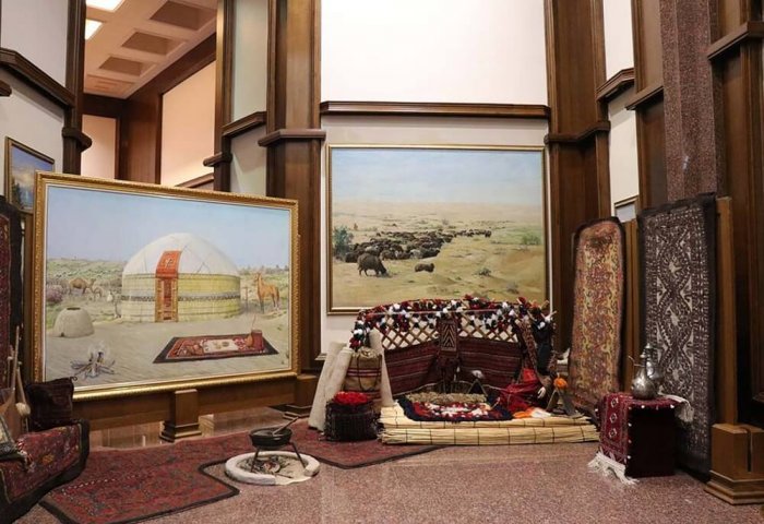В Ашхабаде проходит выставка войлочных изделий