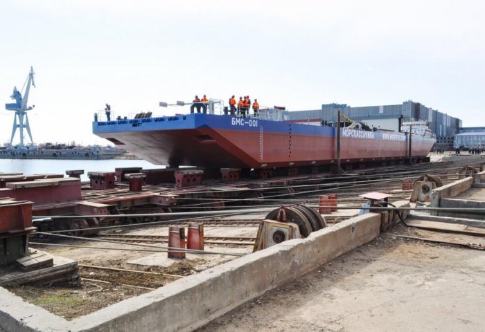 Astrahan'da Türkmenistan için iki kuru yük gemisi inşa edilecek
