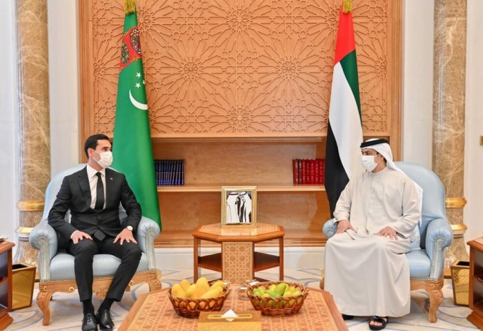 Mansour Bin Zayed Conveys Emirati Leaders' Congratulations to Turkmenistan's President-Elect