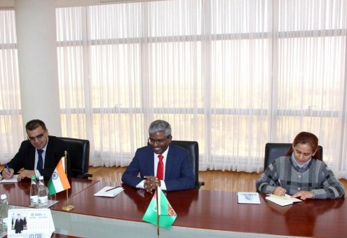 Туркменистан и Индия обсудили запуск новых совместных проектов