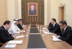 UAE and Turkmenistan Discuss Trade Forum Preparation
