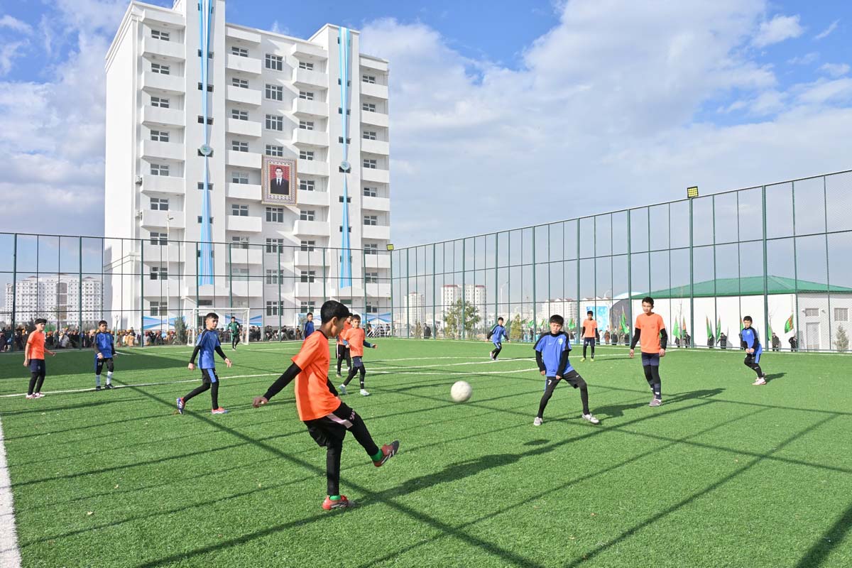 Opening of a residential building in Parahat-7/5, Dec. 29, 2025, Ashgabat, Turkmenistan