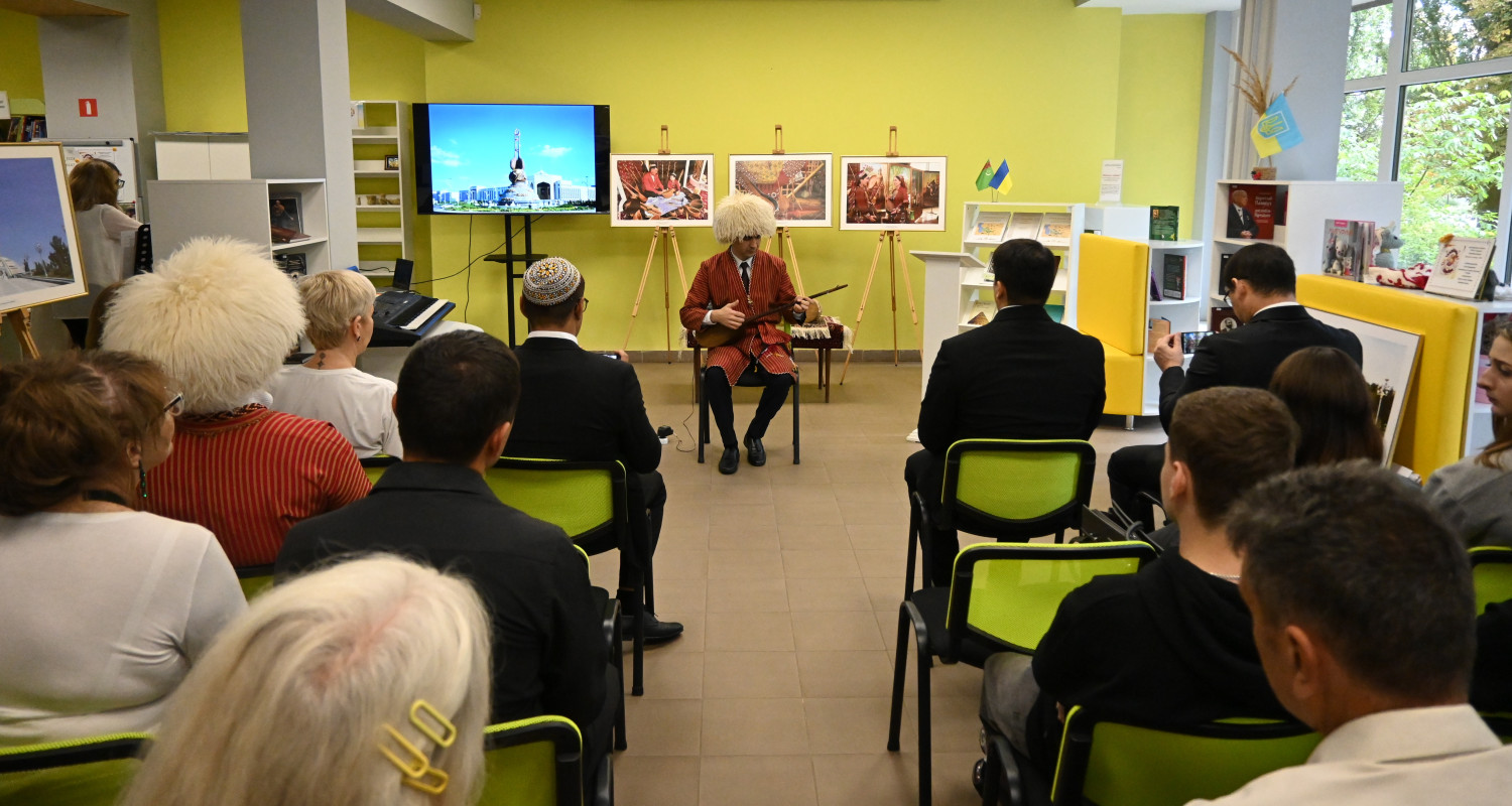 “Sounds of the Dutar” art meeting, September 18, 2025, Kyiv, Ukraine (Photo: Embassy of Turkmenistan in Ukraine)