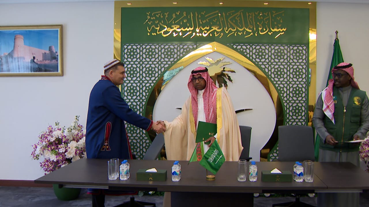 Передача партии фиников Туркменистану от Саудовской Аравии, 20 февраля, 2025 г., Ашхабад, Туркменистан (Фото: ТНР)