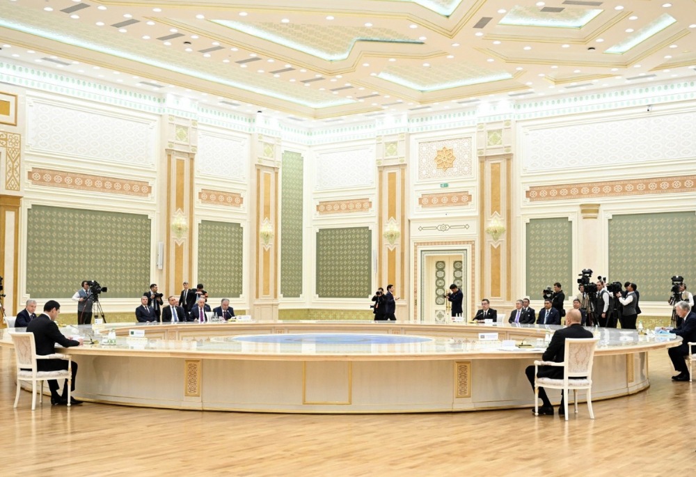 The eighth Consultative Meeting of the Heads of State of Central Asia and the Republic of Azerbaijan in the Avaza National Tourist Zone, October 8, 2026 (Photo: Press Service of the President of Kyrgyzystan)