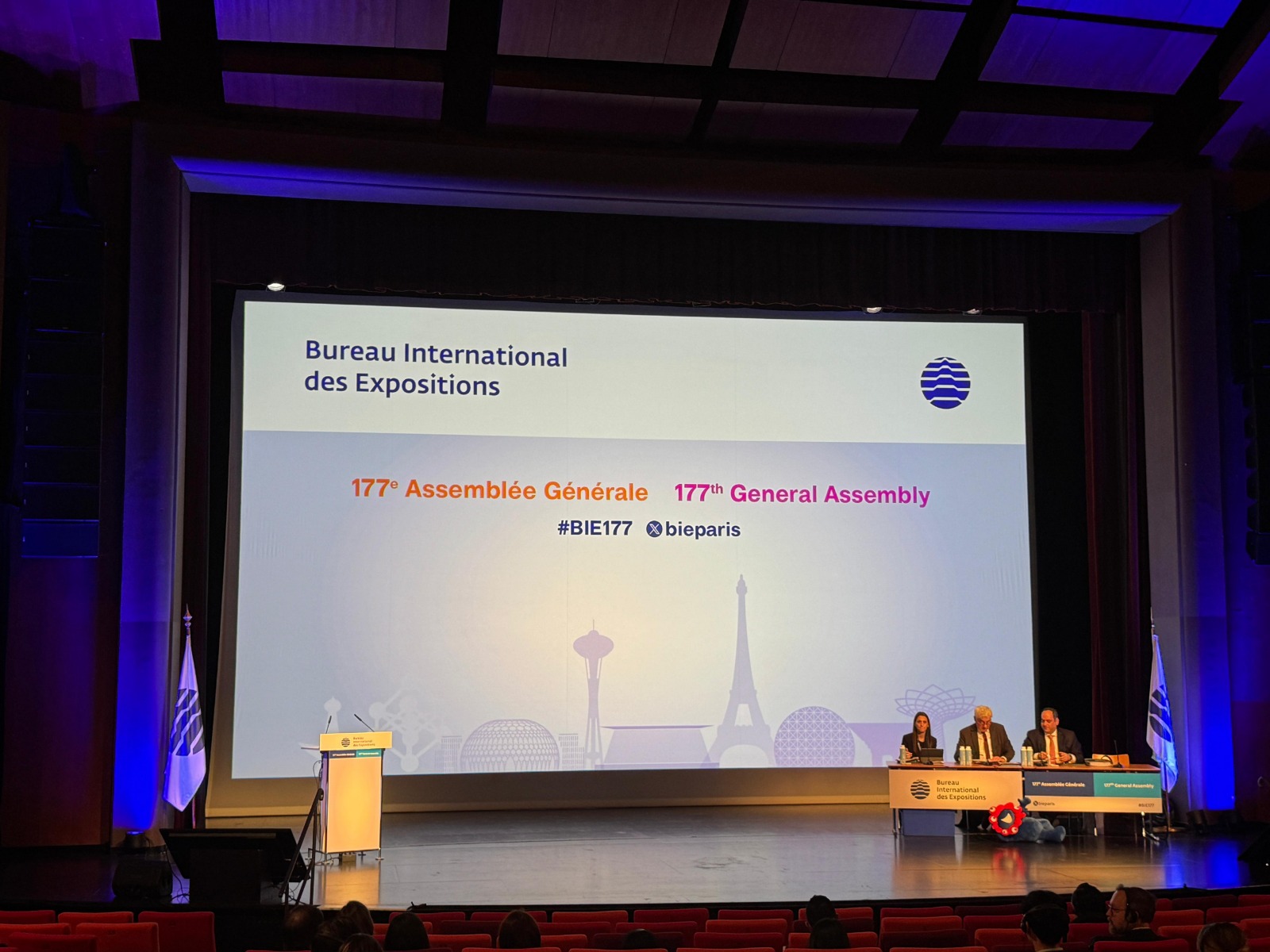 177th General Assembly of the Bureau International des Expositions, November 25, 2025, Paris, France (Photo: Embassy of Turkmenistan in France)
