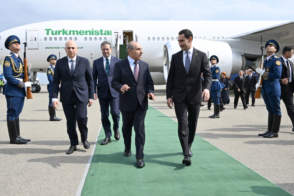 Meeting between President of Turkmenistan Serdar Berdimuhamedov and President of Azerbaijan Ilham Aliyev in an expanded format, June 22, 2026, Baku, Azerbaijan (Photo: Azertac)
