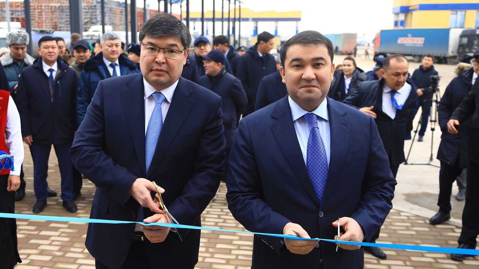 Opening of the Kazygurt checkpoint, December 12, 2025, Kazakhstan (Photo: primeminister.kz)
